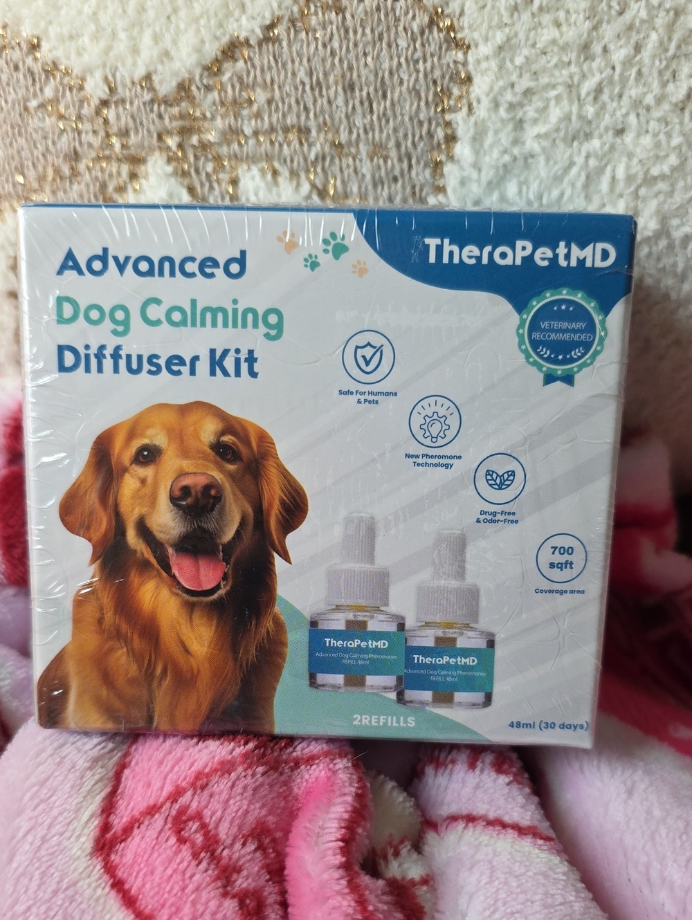 Advanced Dog Calming Diffuser Kit - Blue/White